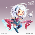 MAIKA的Q版形象
